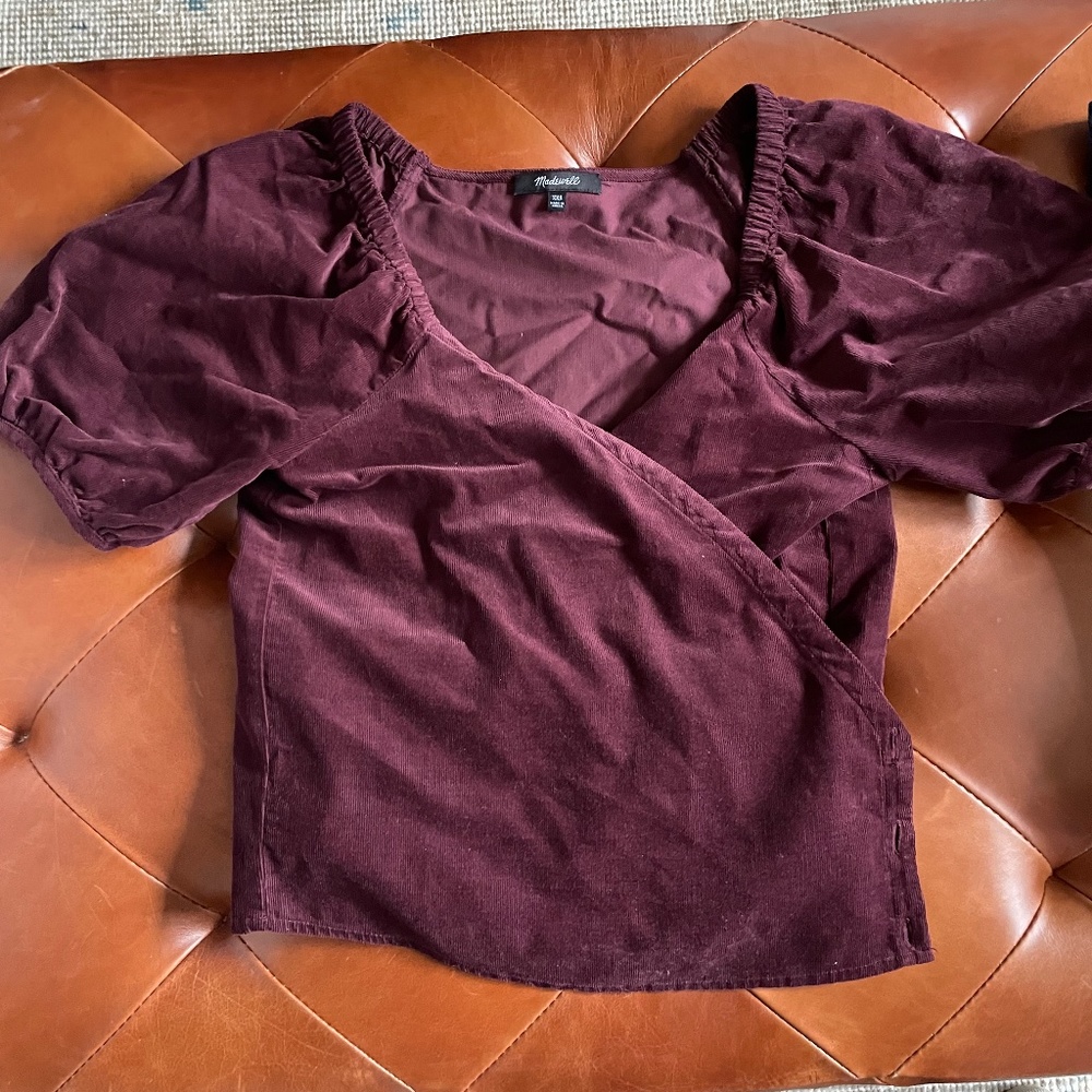 Never worn cropped madewell shirt